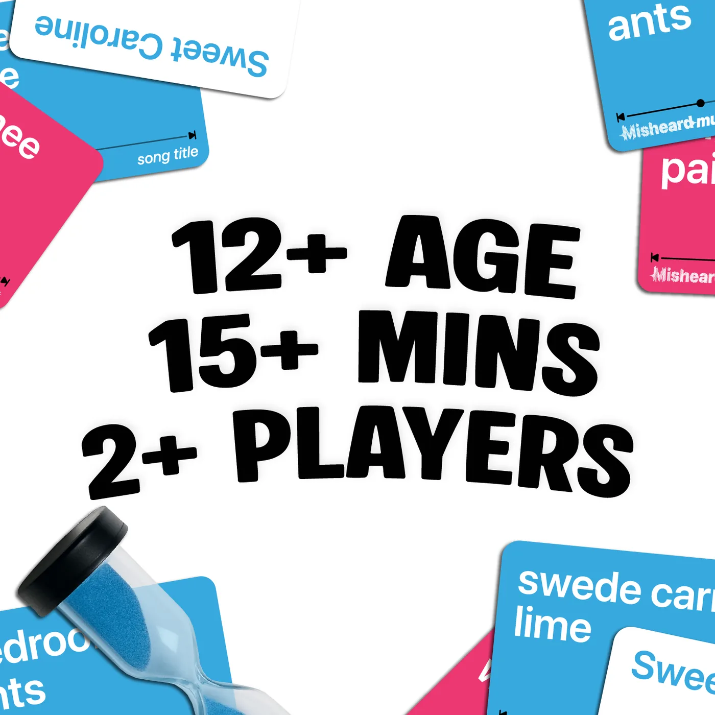 Misheard Music - 12+ age, 15+ minutes, 2+ players